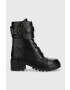 DKNY Боти Basia в черно с висок ток - Pepit.bg