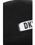 DKNY Детска памучна шапка в черно с апликация - Pepit.bg