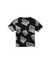 DKNY Детска памучна тениска в черно с десен - Pepit.bg