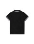 DKNY Детска тениска с яка в черно с апликация - Pepit.bg