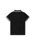 DKNY Детска тениска с яка в черно с апликация - Pepit.bg