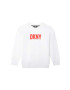 DKNY Детски суичър в бяло с принт - Pepit.bg