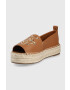 DKNY Еспадрили Maddy в кафяво с платформа - Pepit.bg