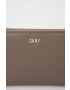 DKNY Кожен портфейл дамски в черно - Pepit.bg