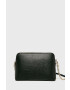 DKNY Кожена чанта в черно - Pepit.bg