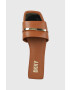 DKNY Кожени чехли ALAINA в кафяво K4235139 - Pepit.bg