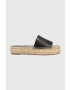 DKNY Кожени чехли CAMILLO в черно с платформа K1304618 - Pepit.bg