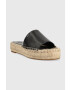 DKNY Кожени чехли CAMILLO в черно с платформа K1304618 - Pepit.bg