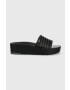 DKNY Кожени чехли JASNA в черно с платформа K4205489 - Pepit.bg