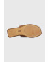 DKNY Кожени джапанки DEJA в кафяво с равна подметка K4259021 - Pepit.bg