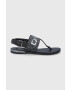 DKNY Кожени сандали дамски в черно - Pepit.bg