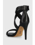 DKNY Кожени сандали ALAINA в черно K4247382 - Pepit.bg