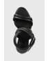 DKNY Кожени сандали ALAINA в черно K4247382 - Pepit.bg