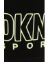 DKNY Къси панталони в черно с принт с висока талия - Pepit.bg