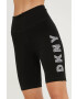 DKNY Къси панталони в черно с принт с висока талия - Pepit.bg