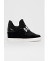 DKNY Обувки в черно със скосена платформа - Pepit.bg