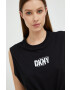 DKNY Памучен топ - Pepit.bg