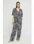 DKNY Пижама дамска в черно - Pepit.bg