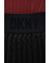 DKNY Пола в черно къс модел разкроен модел - Pepit.bg