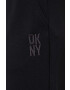 DKNY Спортен панталон в черно с изчистен дизайн - Pepit.bg