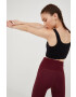 DKNY Спортен сутиен в черно с изчистен дизайн - Pepit.bg