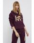DKNY Суичър дамска в черно с апликация - Pepit.bg