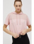 DKNY Суичър дамска в розово с изчистен дизайн - Pepit.bg