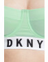 DKNY Сутиен в зелено с изчистен дизайн - Pepit.bg