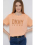 DKNY Тениска в оранжево - Pepit.bg