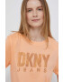 DKNY Тениска в оранжево - Pepit.bg