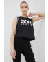 DKNY Топ дамски в черно - Pepit.bg