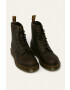 Dr. Martens Кожени кубинки 1460 в кафяво с равна подметка - Pepit.bg