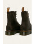 Dr. Martens Кожени кубинки 1460 в кафяво с равна подметка - Pepit.bg