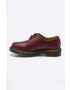 Dr. Martens Кожени половинки обувки в бордо с равна подметка - Pepit.bg