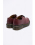 Dr. Martens Кожени половинки обувки в бордо с равна подметка - Pepit.bg