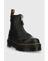 Dr. Martens Кожени боти Jetta в черно с платформа - Pepit.bg