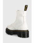 Dr. Martens Кожени боти Jetta в бяло с платформа - Pepit.bg