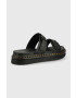 Dr. Martens Кожени чехли в черно - Pepit.bg