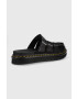 Dr. Martens Кожени чехли в черно - Pepit.bg
