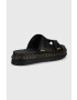 Dr. Martens Кожени чехли в черно - Pepit.bg