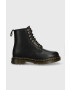 Dr. Martens Кожени кубинки 1460 в черно с равна подметка с изолация - Pepit.bg