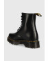 Dr. Martens Кожени кубинки 1460 Bex Squared в черно с равна подметка - Pepit.bg