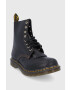 Dr. Martens Кожени кубинки дамски в черно с равна подметка - Pepit.bg