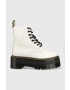 Dr. Martens Кожени кубинки 1460 Pascal Max в бяло с платформа - Pepit.bg