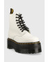 Dr. Martens Кожени кубинки 1460 Pascal Max в бяло с платформа - Pepit.bg