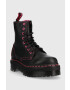 Dr. Martens Кожени кубинки Jadon Ii Star в черно с платформа - Pepit.bg