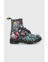 Dr. Martens Кожени кубинки дамски с равна подметка - Pepit.bg