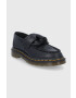 Dr. Martens Кожени мокасини Adrian Yellow Stitch в черно - Pepit.bg