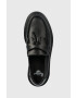 Dr. Martens Кожени мокасини Adrian Mono в черно с равна подметка DM30637001 - Pepit.bg