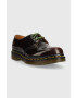 Dr. Martens Кожени половинки обувки 1461 Arcadia X The Clash в бордо с платформа - Pepit.bg